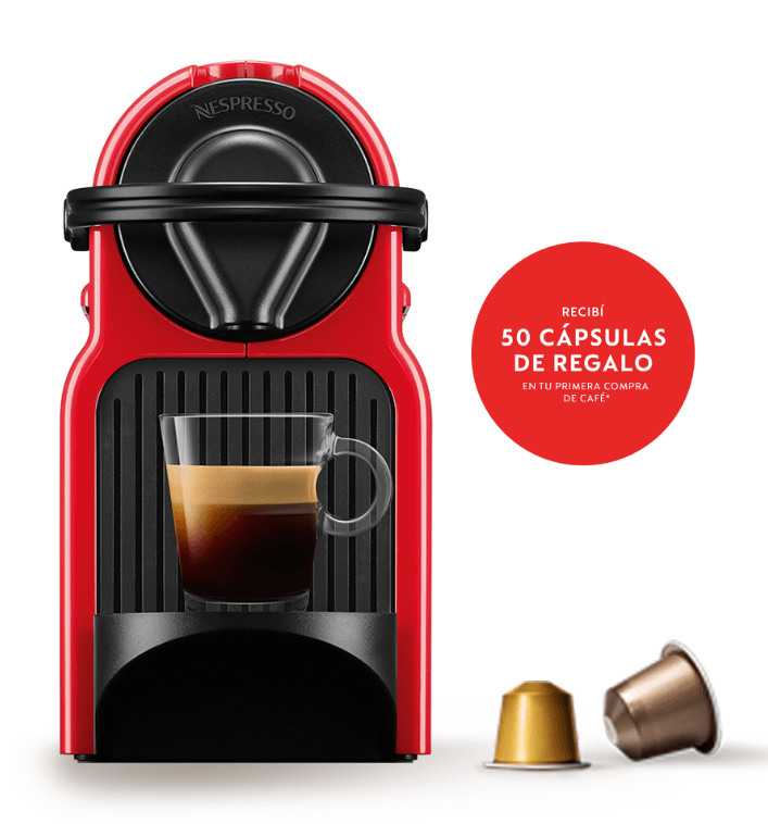 Cafetera Nespresso Inissia Red